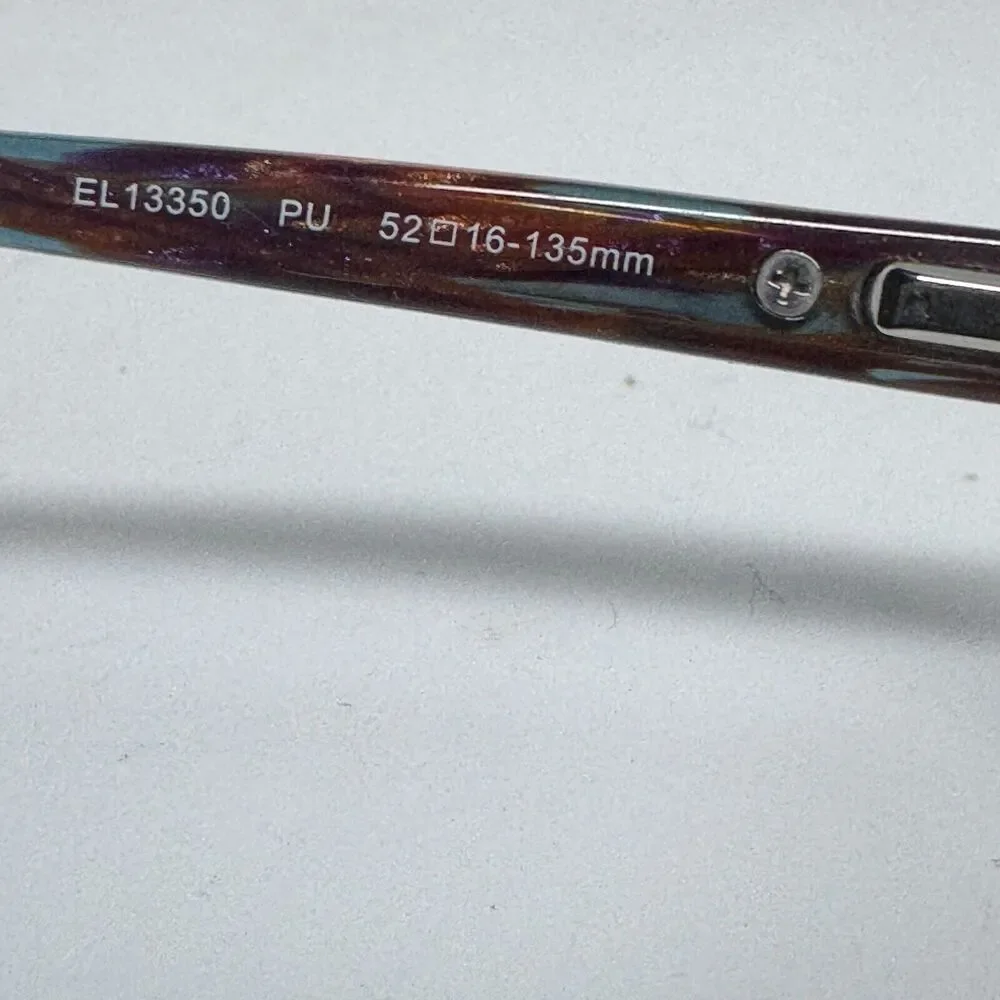 ELLE EL13350 HV Havana Womens Oval Full Rim‎ Eyeglasses 52-16-135 H15677